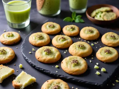 Cookies Apéritifs Salés au Wasabi, Parmesan et Graines de Pavot