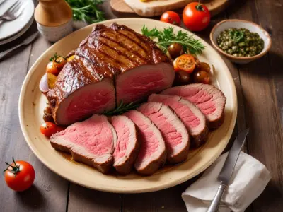 Rôti de bœuf traditionnel au four