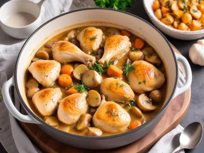 Sauté de Poulet Crémeux aux Champignons au Cookeo