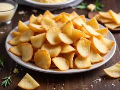 Chips de Parmesan Croustillantes
