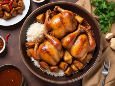 Adobo de Poulet Philippin Traditionnel