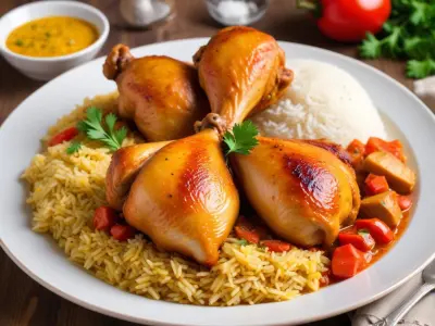 Poulet Basquaise et son Riz Blanc