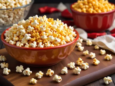 Popcorn au Parmesan et Paprika Fumé