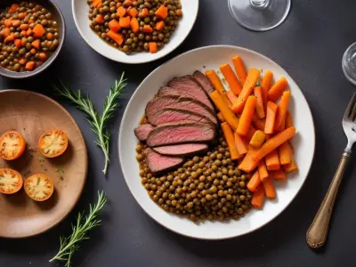 Steak de Lentilles et Carottes