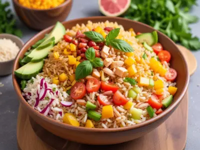 Salade de Riz Créole Exotique