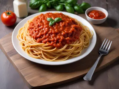 Spaghetti à la sauce tomate facile