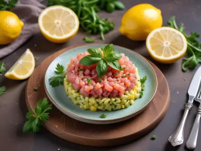 Tartare de Thon Frais au Citron Vert