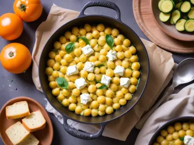 One Pot Pâtes Crémeuses aux Courgettes et Chèvre