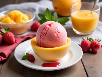 Sorbet maison rafraîchissant