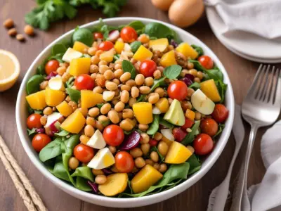 Salade d'Orge Perlé aux Légumes Croquants