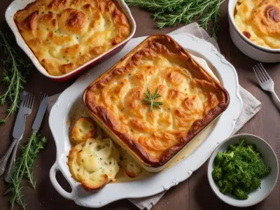 Rôti de Porc aux Herbes et Gratin Dauphinois