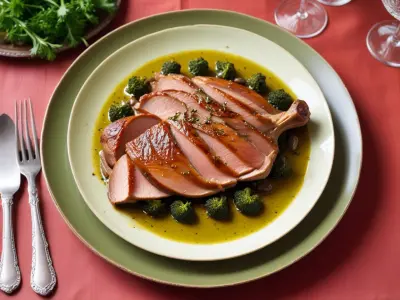 Magrets de canard au poivre vert