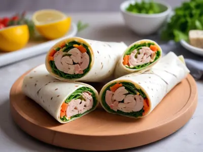 Wrap au thon facile et rapide
