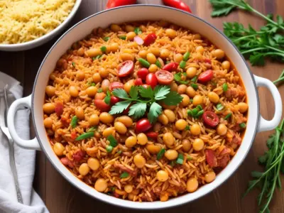 One Pot Riz et Haricots Rouges Cajun