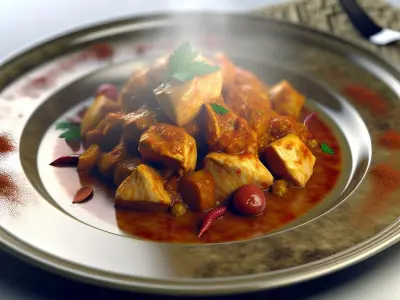 Tajine de poulet aux épices
