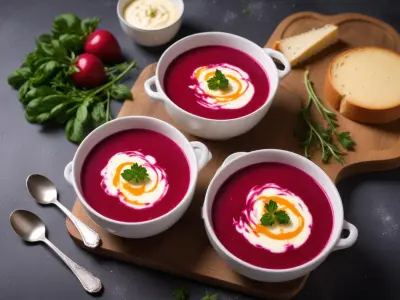 Soupe Estivale de Betterave au Fromage Frais