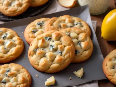 Cookies Fourme d'Ambert et Poires Séchées