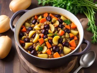 Semoule aux Légumes et Raisins, façon One Pot