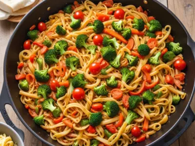 Nouilles Sautées Express aux Légumes (One Pot)