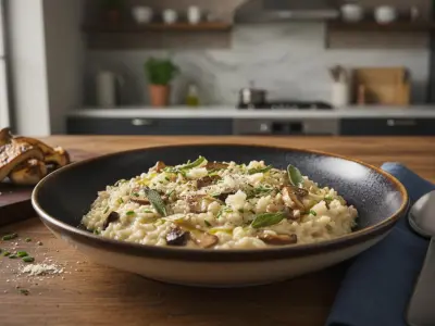 Risotto Mystérieux du Codeur aux Champignons
