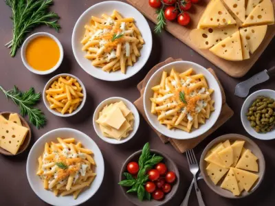 Pennes aux quatre fromages
