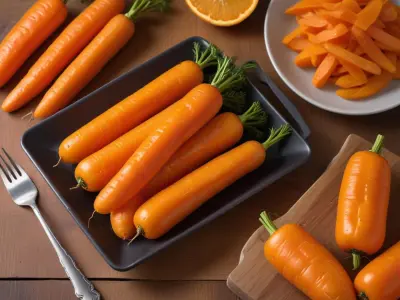 Carottes braisées à l'orange