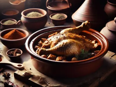Tajine de poulet aux épices