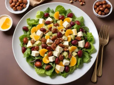 Salade de topinambours et noisettes