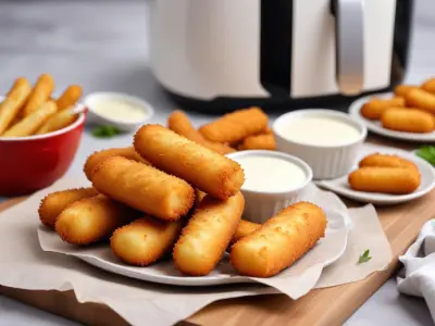 Mozzarella Sticks Fondants au AirFryer