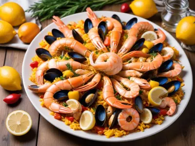 Paella Royale aux Fruits de Mer