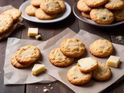 Cookies Salés Ail Rôti et Parmesan