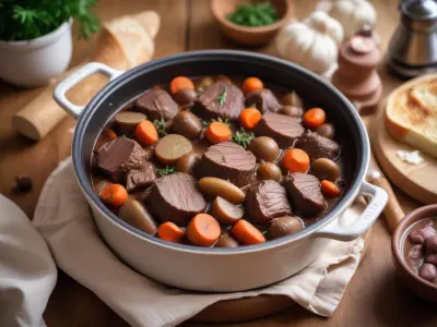Bœuf bourguignon express au Cookeo