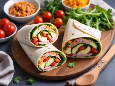 Wrap au Thon Fraîcheur et Verdure