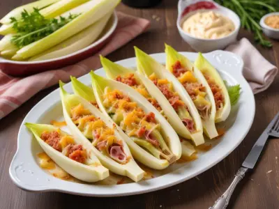 Endives au jambon gratinées