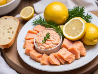 Rillettes de Saumon Fumé Fraîches au Citron et à l'Aneth