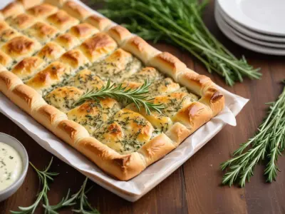 Bar en croûte de sel aux herbes fraîches