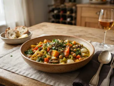 Poireées de légumes d'automne