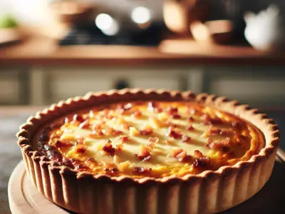 Quiche Lorrain au Comté et Lardons