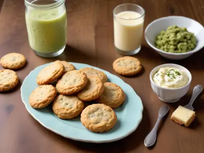 Cookies Salés aux Algues et Fromage Frais