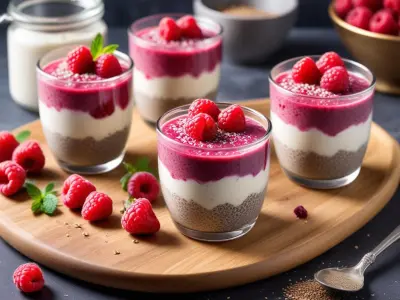 Pudding de Chia Coco-Framboise Rafraîchissant