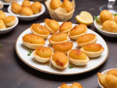 Bouchées de Saint-Jacques snackées