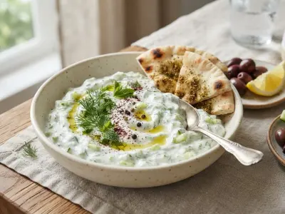 Tzatziki crémeux au skyr et concombre frais