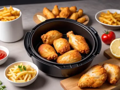 Pilons de Poulet Croustillants au Air Fryer