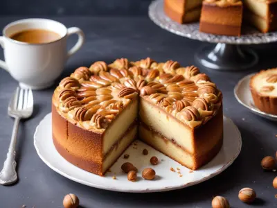Cake marbré à la noisette