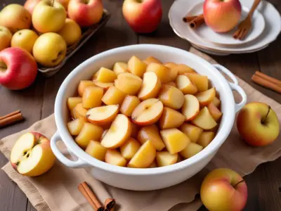 Compotée de Pommes et Poires à la Cannelle
