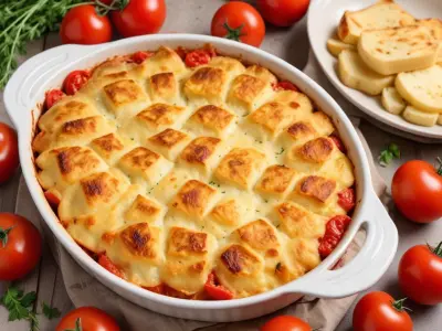 Gratin de Tofu aux Pommes de Terre et Tomates
