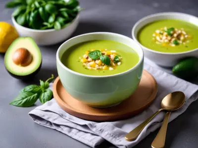 Soupe Fraîcheur Avocat-Citron Vert