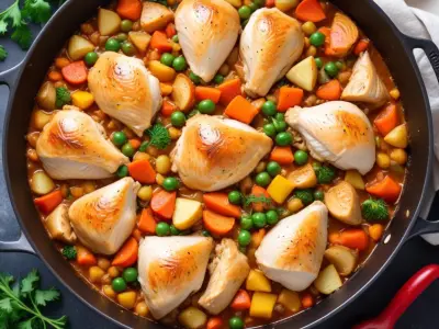 Riz au Poulet et Légumes One Pot