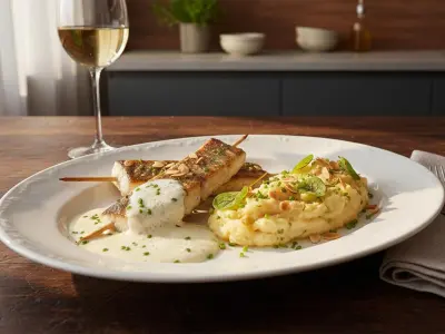 Brochet de Loire au Beurre Blanc et Mousseline de Panais à l'Air Fryer