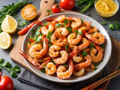 Crevettes Sautées au Gingembre Express